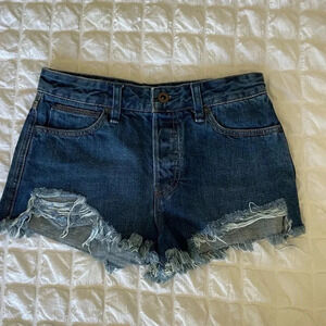 Free people denim cutoff shorts